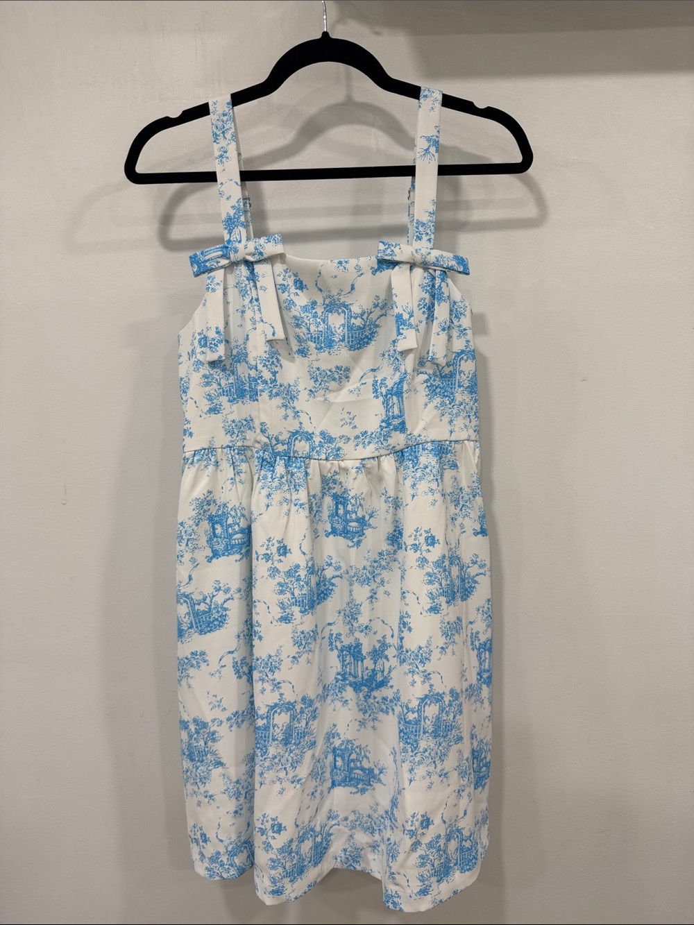 Blue Toile Print Sundress